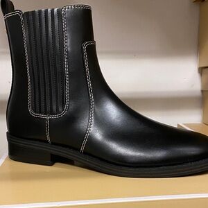 Michael Kors Black Leather Men's Boots